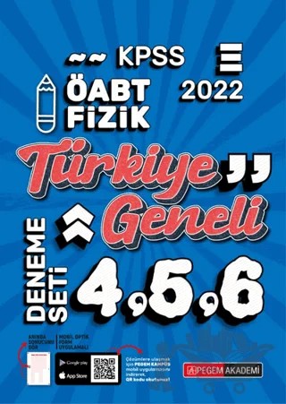 2022 KPSS ÖABT Fizik 4-5-6 (3'lü Deneme) – Kolektif – Pegem Akademi Yayıncılık kitap kapağı