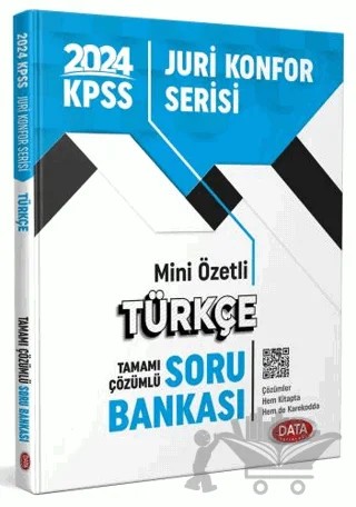 2024 KPSS Jüri Konfor Serisi Türkçe Soru Bankası – Kolektif – Data Yayınları kitap kapağı