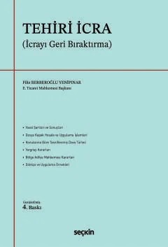 Tehiri İcra (İcrayı Geri Bıraktırma) – Filiz Berberoğlu Yenipınar – Seçkin Yayıncılık kitap kapağı