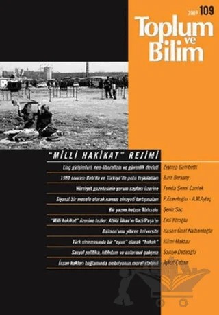 Toplum ve Bilim Sayı: 109 "Milli Hakikat" Rejimi – Birikim Yayınları kitap kapağı