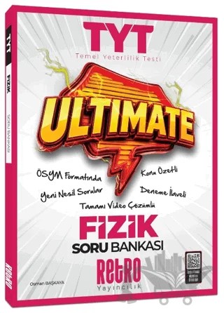 TYT Ultimate Fizik Soru Bankası – Osman Başkaya – Retro Yayıncılık kitap kapağı