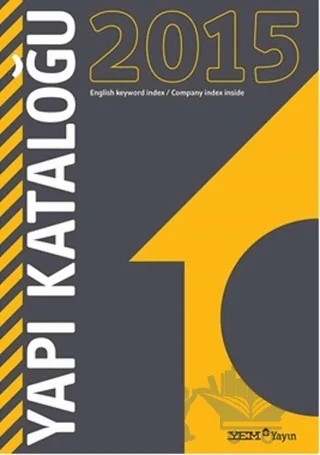 Yapı Kataloğu 2015 – Kolektif – YEM Yayın kitap kapağı