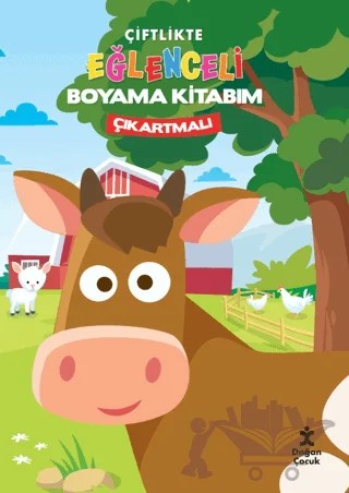 Çiftlikte Eğlenceli Boyama Kitabım – Kolektif – Doğan Çocuk kitap kapağı