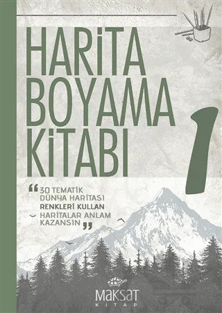 Harita Boyama Kitabı 1 – Veli Kural – Maksat Kitap kitap kapağı