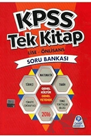 KPSS Lise Ön Lisans Tek Kitap Soru Bankası – Kolektif – Örnek Akademi kitap kapağı
