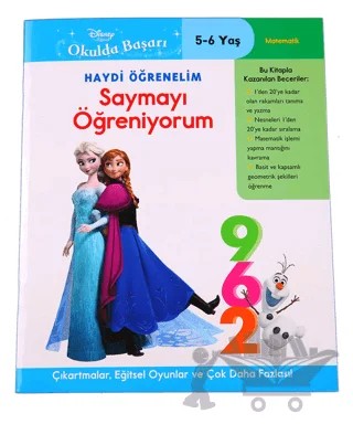 Haydi Öğrenelim - Saymayı Öğreniyorum 5-6 Yaş – Kolektif – Doğan Egmont Yayıncılık kitap kapağı