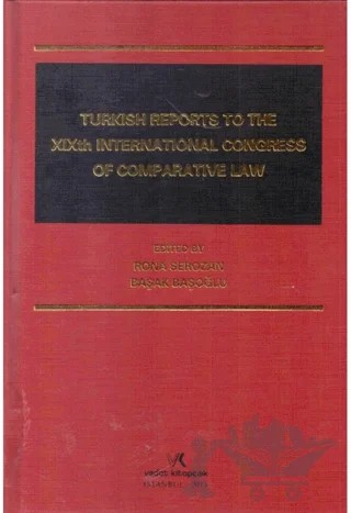 Turkısh Reports To The 19th Internatıonal Congress Of Comparatıve Law – Başak Başoğlu, Rona Serozan – Vedat Kitapçılık kitap kapağı