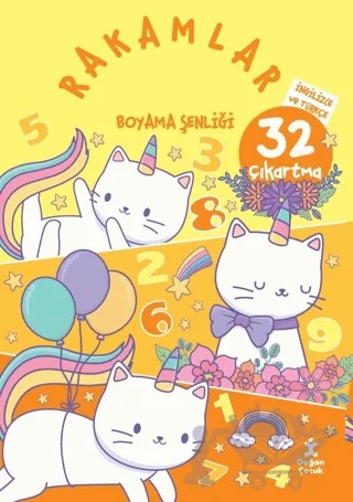 Boyama Şenliği Rakamlar – Kolektif – Doğan Çocuk kitap kapağı