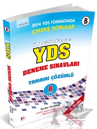 İngilizce YDS Deneme Testleri – Serdar Yıldırım – Pelikan Tıp Teknik Yayıncılık kitap kapağı