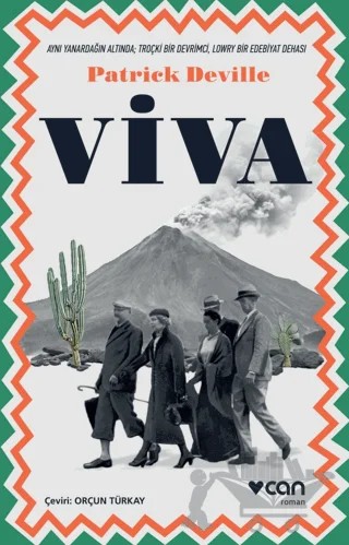 Viva – Patrick Deville – Can Yayınları kitap kapağı
