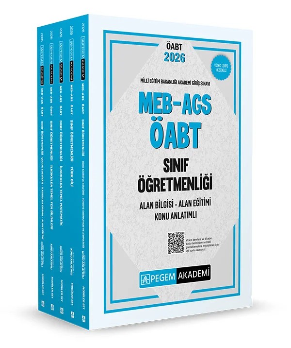 2026 MEB AGS ÖABT Sınıf Öğretmenliği Alan Bilgisi - Alan Eğitimi Konu Anlatımlı Set (5 Kitap) – Alan Eğitimi Konu Anlatımlı Set (5 Kitap) – Pegem Akademi Yayıncılık kitap kapağı