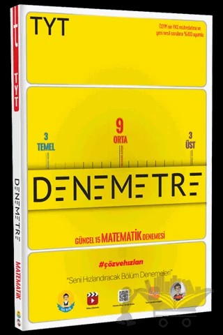 TYT Denemetre Yeni Nesil 15 Matematik Denemesi – Kolektif – Tonguç Akademi kitap kapağı