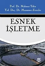 Esnek İşletme – Mahmut Tekin - Muammer Zerenler – Nobel Yayın kitap kapağı