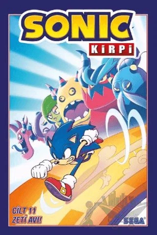 Kirpi Sonic Cit 11: Zeti Avı! – Ian Flynn – Presstij Kitap kitap kapağı