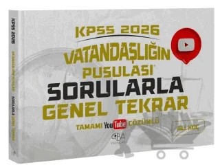 2026 KPSS Vatandaşlık Vatandaşlığın Pusulası Sorularla Genel Tekrar – Ali Koç – CBA Akademi kitap kapağı