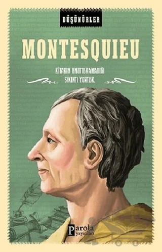 Montesquieu – Kolektif – Parola Yayınları kitap kapağı