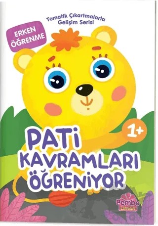 Pati Kavramları Öğreniyor – Yulia Razumovskaya – Pembe Limon Yayınları kitap kapağı