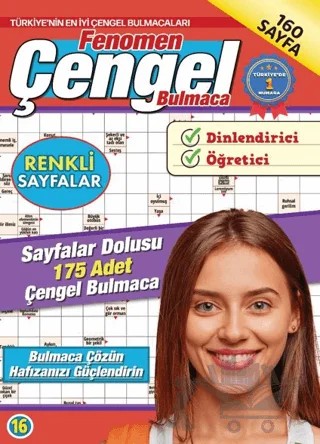 Fenomen Çengel Bulmaca 16 – Bertan Kodamanoğlu – Maxi Yayıncılık kitap kapağı