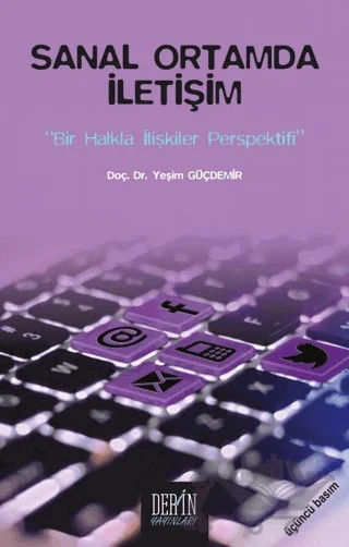 Sanal Ortamda İletişim – Yeşim Güçdemir – Derin Yayınları kitap kapağı