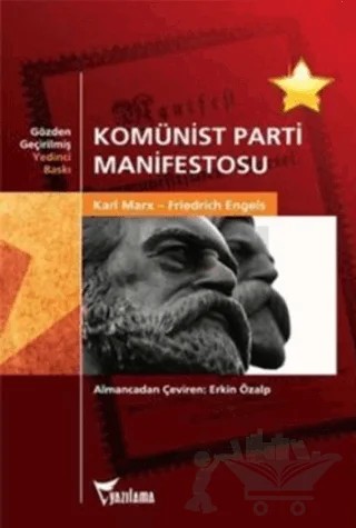 Komünist Parti Manifestosu – Karl Marx, Volker Fredrich – Yazılama Yayınevi kitap kapağı