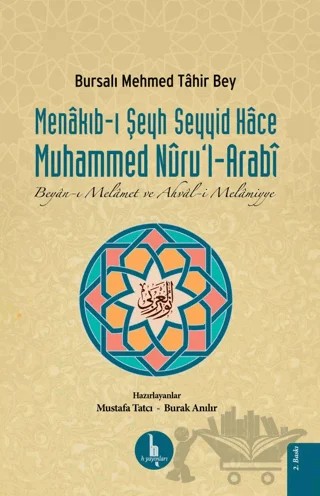 Menakıb-ı Şeyh Seyyid Hace Muhammed Nuru'l-Arabi – Bursalı Mehmed Tahir – H Yayınları kitap kapağı