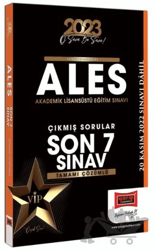 Yargı Yayınları 2023 ALES Tamamı Çözümlü Son 7 Sınav Çıkmış Sorular – Kolektif – Yargı Yayınevi kitap kapağı