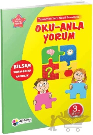3. Sınıf Oku - Anla Yorum – Kollektif – Dört Renk Yayınları kitap kapağı