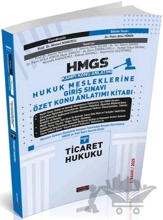 HMGS Özet Konu Anlatımı Ticaret Hukuku – Pelin Atila Yörük – Savaş Yayınevi kitap kapağı