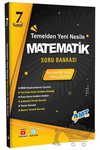 7. Sınıf Matematik Temelden Yeni Nesile Soru Bankası İMT Matematik – Kolektif – İMT Matematik kitap kapağı