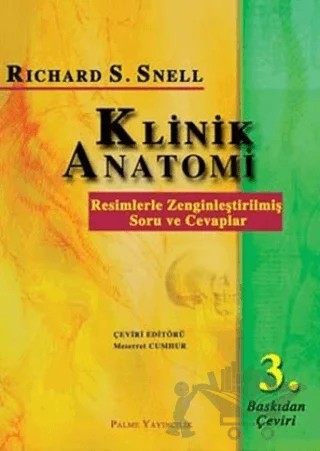 Klinik Anatomi – Richard S. Snell – Palme Yayıncılık kitap kapağı