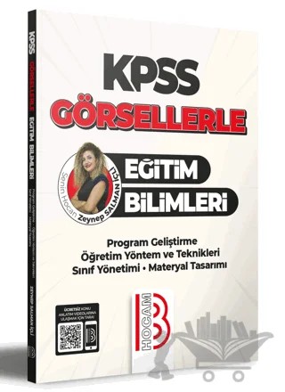KPSS Görsellerle Eğitim Bilimleri Program Geliştirme Öğretim Yöntem ve Teknikleri Sınıf Yönetimi - Materyal Tasarımı – Zeynep Salman İçli – Benim Hocam Yayınları kitap kapağı