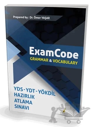ExamCode Grammar & Vocabulary – Ömer Yaşar – Pelikan Tıp Teknik Yayıncılık kitap kapağı