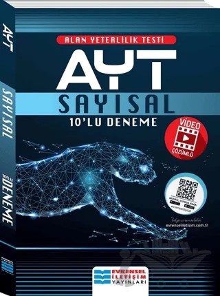 AYT Video Çözümlü Sayısal 10'lu Deneme – Kolektif – Evrensel İletişim Yayınları kitap kapağı