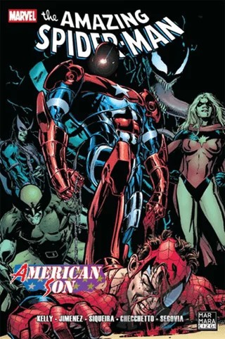 Amazing Spider-Man Cilt 10 - American Son – Joe Kelly – Marmara Çizgi kitap kapağı
