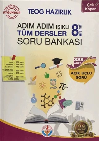 Adım Adım Işıklı 8. Sınıf Tüm Dersler Soru Bankası – Bilal Işıklı – Bilal Işıklı Yayınları kitap kapağı
