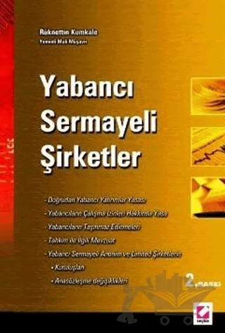 Yabancı Sermayeli Şirketler – Rüknettin Kumkale – Seçkin Yayıncılık kitap kapağı