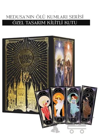 Medusa’nın Ölü Kumları Serisi - Hediyeli Kilitli Kutu – Maral Atmaca – Ephesus Yayınları kitap kapağı