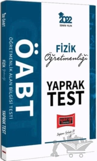 2022 ÖABT Fizik Öğretmenliği Yaprak Test – Kolektif – Yargı Yayınevi kitap kapağı