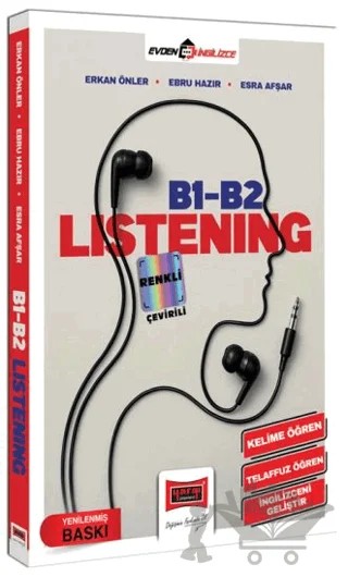 B1-B2 Listening Renkli Çevirili – Erkan Önler – Yargı Yayınevi kitap kapağı