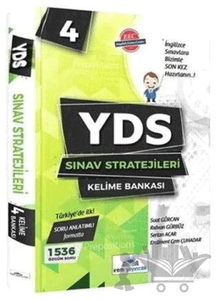 YDS Sınav Stratejileri 4 Kelime Bankası – Kolektif – İrem Yayıncılık kitap kapağı