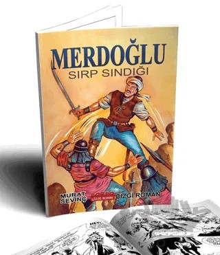 Merdoğlu (Çizgi Roman) Sırp Sındığı – Murat Sevinç – Bordo Ressam kitap kapağı