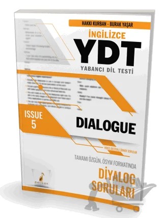 YDT İngilizce Dialogue Issue 5 – Hakkı Kurban, Burak Yaşar – Pelikan Tıp Teknik Yayıncılık kitap kapağı