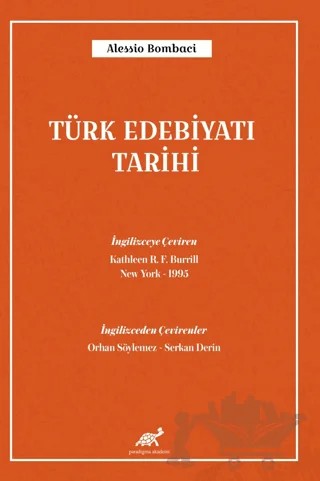 Türk Edebiyatı Tarihi – Alessio Bombaci – Paradigma Akademi Yayınları kitap kapağı