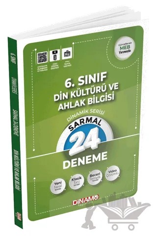 6. Sınıf Din Kültürü ve Ahlak Bilgisi 24'lü Sarmal Deneme – Kolektif – Dinamo Yayınları kitap kapağı