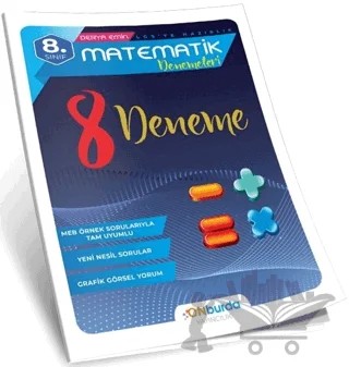 LGS'ye Hazırlık Matematik Denemeleri – Kolektif – ONburda Yayınları kitap kapağı