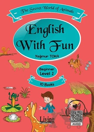 English With Fun Level 2 - 10 Kitap – Yağmur Toka – Living English Dictionary kitap kapağı