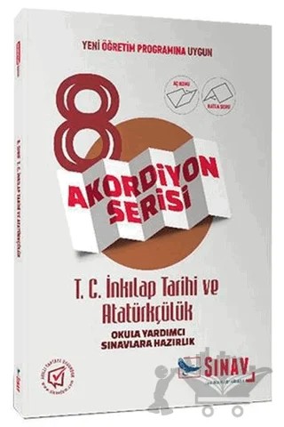 8. Sınıf T.C İnkılap Tarihi ve Atatürkçülük Akordiyon Serisi – Kolektif – Sınav Yayınları kitap kapağı