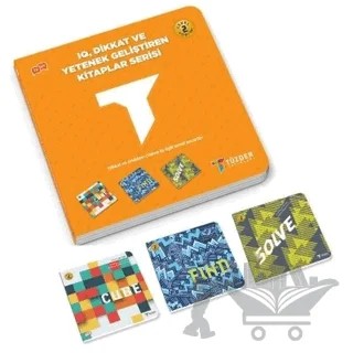 IQ Dikkat ve Yetenek Geliştiren Kitaplar Serisi 4-5-6 Yaş Level 2 (3 Kitap Takım) – Kolektif – TÜZDER Yayınları kitap kapağı