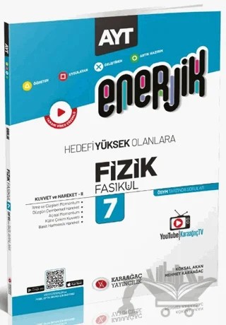 Enerjik AYT Fizik Fasikülleri - 7 – Kolektif – Karaağaç Yayıncılık kitap kapağı
