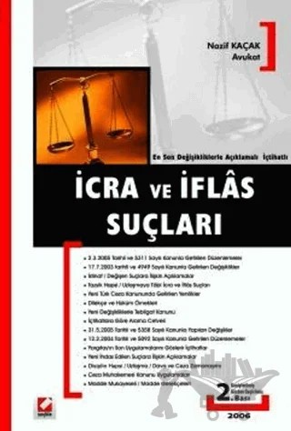 İcra ve İflas Suçları – Nazif Kaçak – Seçkin Yayıncılık kitap kapağı